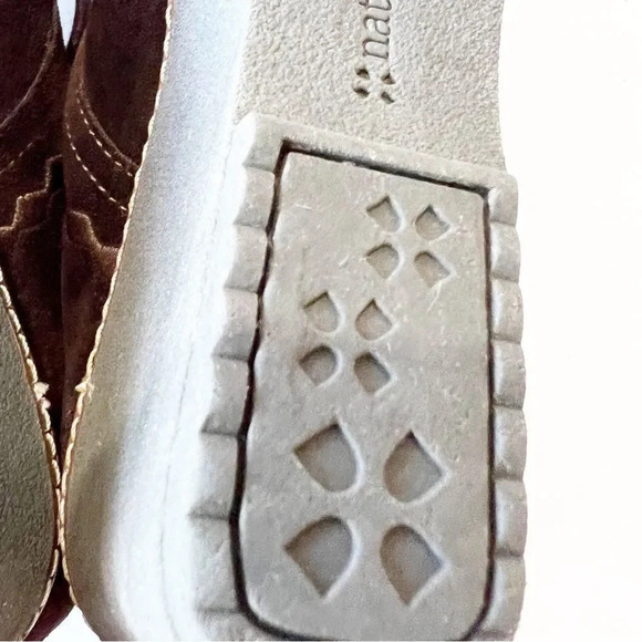 Naturalizer‎ Kaitlyn Brown Suede Wedge Bootie Women’s Size 9 Autumn in New York - Picture 10 of 12
